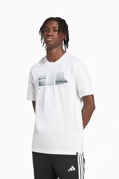 Футболка adidas Lens Power Of Three Graphic - белый