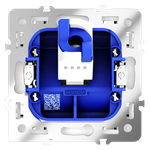 Розетка компьютерная встраиваемая VOLTUM S70 RJ45 кат.6, (белый матовый)