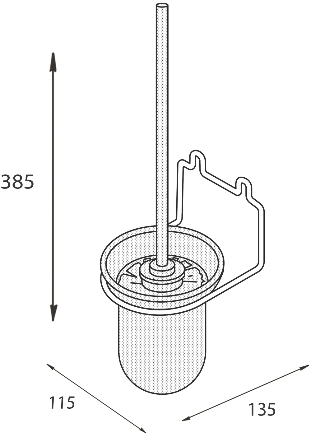Набор Ершик DIWO Смоленск ПК14787 + Стойка П16069