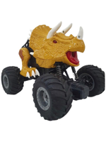 Машинка-динозавр на радиоуправлении с паром, USB зарядное устройство, световые и звуковые эффекты