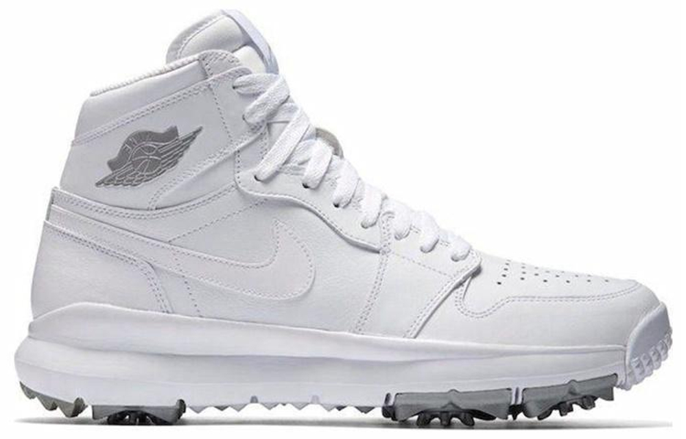 Кроссовки Jordan Air Jordan 1 Retro Golf Cleat White Metallic