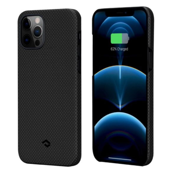 Чехол Pitaka MagEZ Case для Apple iPhone 12/12 Pro (Black/Gray Plain)