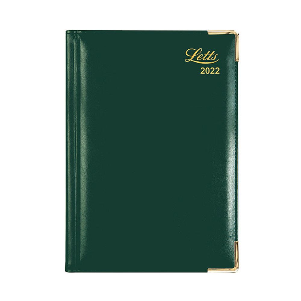 Ежедневник Letts Lexicon (PU) A5 зеленый (412 128250)