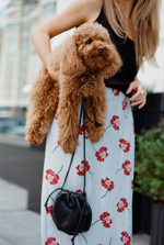 Юбка на резинке с кружевом "Маки"