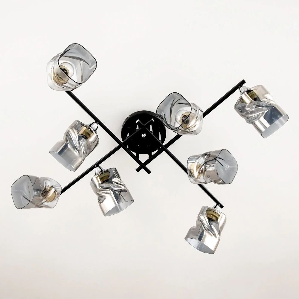 Citilux Клаус CL134185 Люстра потолочная Чёрная