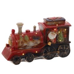 GAEM Фигурка декоративная "Поезд" с подсветкой, L34 W14 H21 см, ААА 3шт н/п