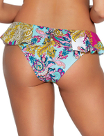Плавки бразилиана с оборкой Ava TURQUOISE PAISLEY SF161/11