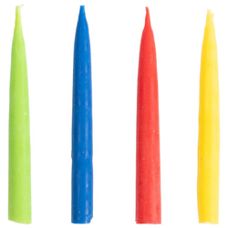 Свечи для торта ЭКО ассорти, 12 штук