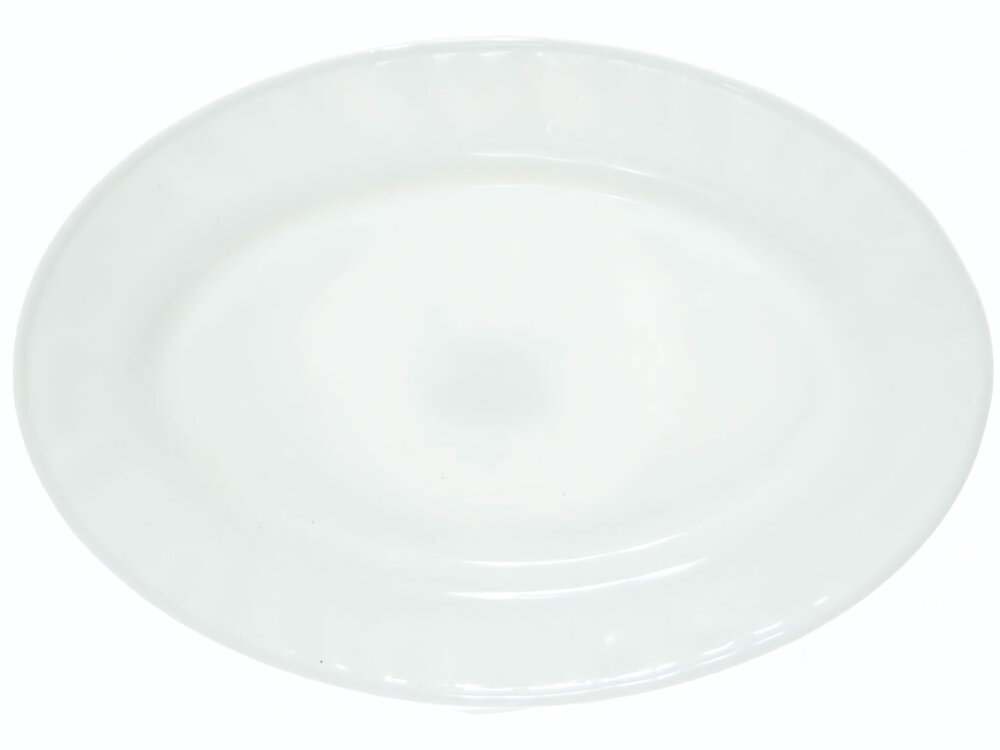 Блюдо овальное 20см*14см WHITE (50235)