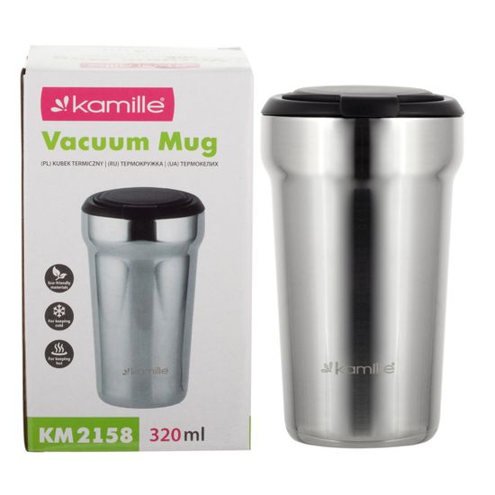 Термокружка 320 мл. из нержавеющей стали Kamille KM 2158