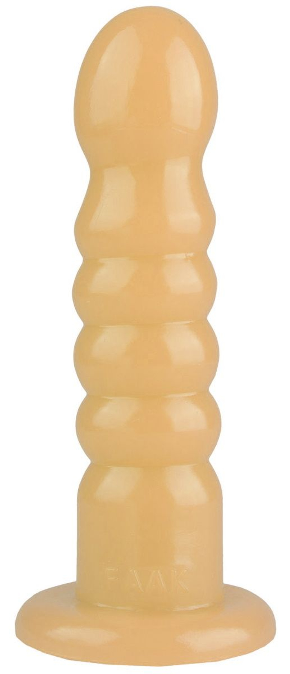 Телесный анальный фаллоимитатор - 22 см. (Цвет: телесный)