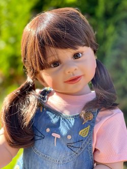 Кукла Реборн ростовая 85см в пакете (FA-257A)