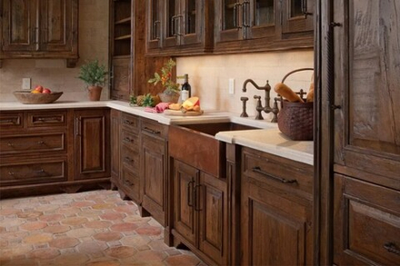 кухни из старого дуба