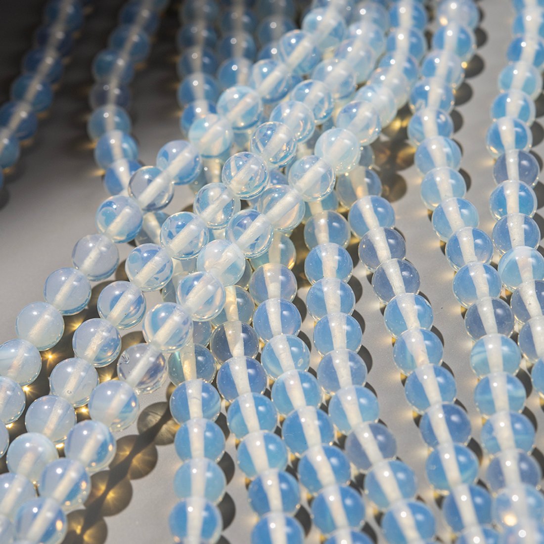 Лунный камень (имитация), 8мм, шар