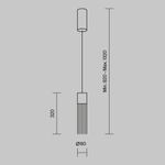 Подвесной светильник Maytoni MOD190PL-L5G3K