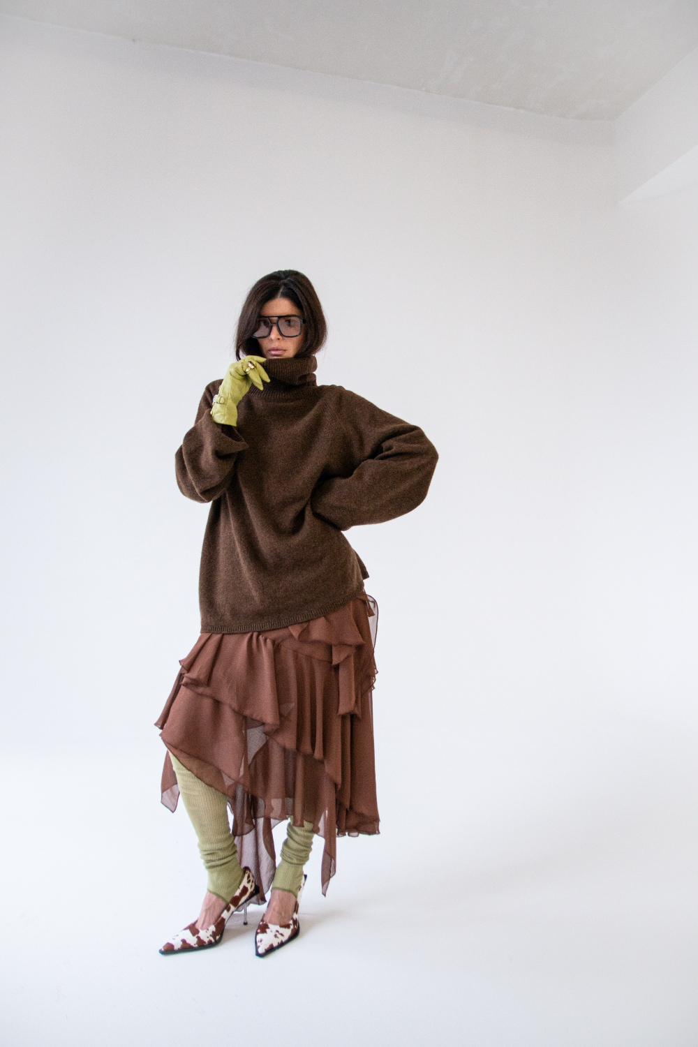 Юбка шифоновая MONE