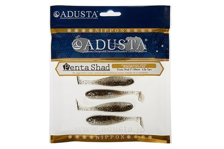 Приманка ADUSTA Penta shad 3" #104 Haze