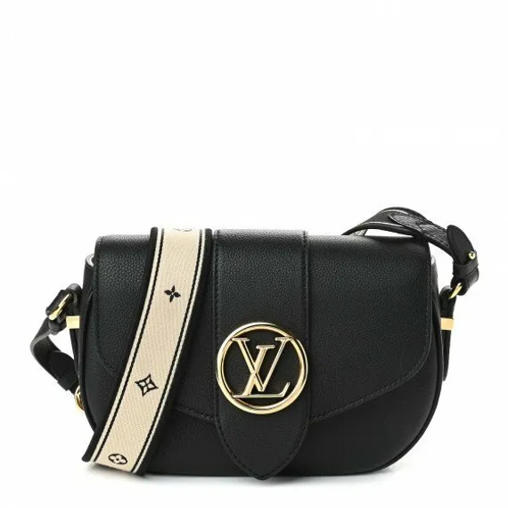 Сумка через плечо Louis Vuitton LV Pont 9 Soft черный