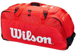Сумка теннисная Wilson Super Tour Travel Wheeled Bag 2 - красный (1)