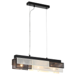 8004/3A MODERNI LN26 313 черный/белый,, черный металл/металл Подвесной светильник Е14 3*40W 220V DANA