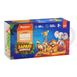 Marioinex - Конструктор Mini Waffle ЖИВОТНЫЕ Animals Safari 50 элементов 907092