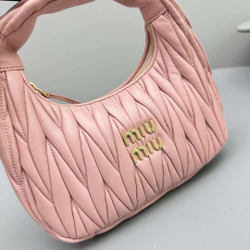 Miu Miu Wander matelassé mini hobo bag