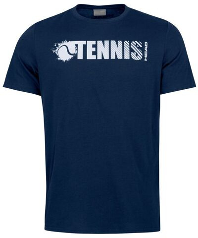 Футболка для мальчика теннисная Head Font T-Shirt B - dark blue