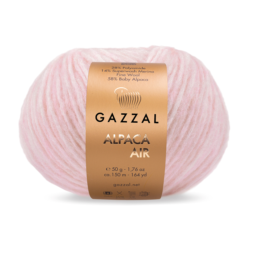 Пряжа для вязания Alpaca Air (82) 58% Baby Alpaca, 14% Superwash Merino Wool, 28% PA (50 гр. 150 м.)