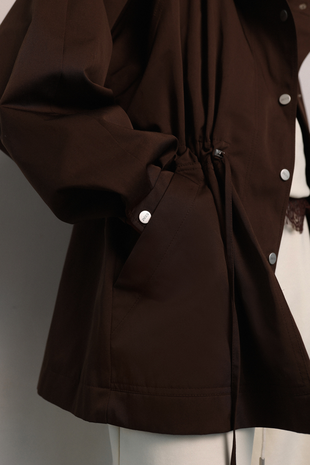 Тренч - парка шоколадная