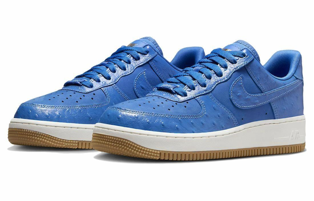 Кроссовки Nike Air Force 1 Blue Ostrich (Женская размерная сетка)