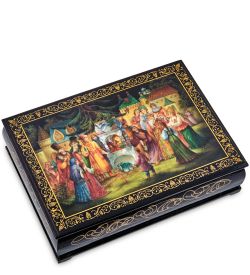 Народные промыслы ШК-11/ 6-M Шкатулка в технике декупаж (13х18х4)