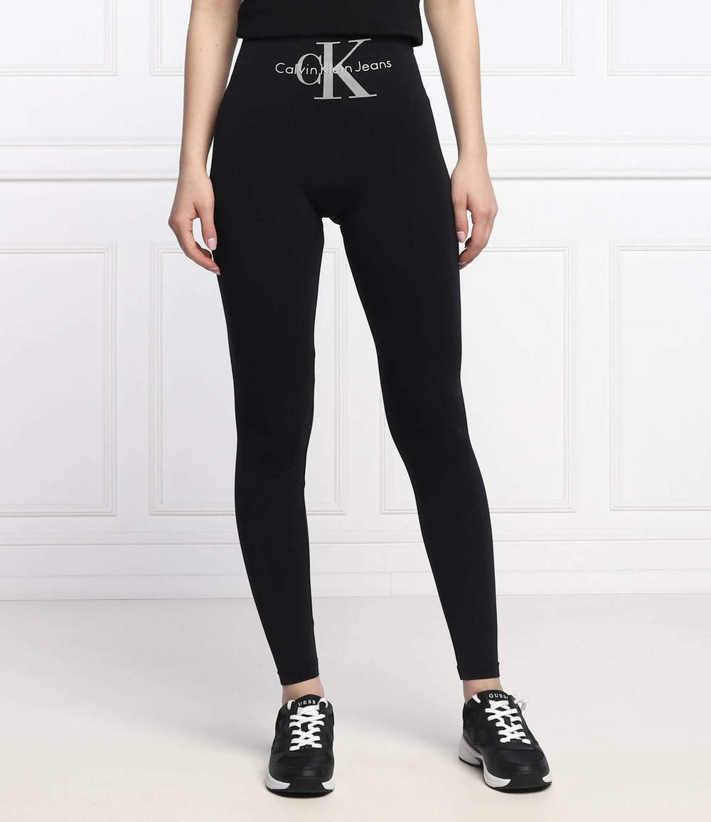 леггинсы CALVIN KLEIN JEANS - черный(701220429)