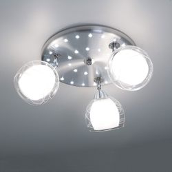 Citilux Самба CL158132 Люстра с поворотными плафонами Алюминий Хром