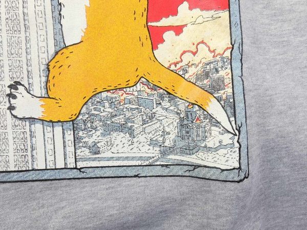 Худи Кэтзилла Серый - фото 4