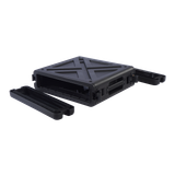 Ударопрочный пластиковый Рэковый кейс 2 юнита KZCASE@RACK2U