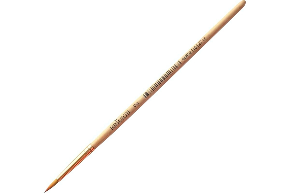 Кисть нейлон №02 круглая (Спейс)