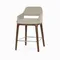Полубарный стул Lord 65 см, бежевая обивка, ножки орех