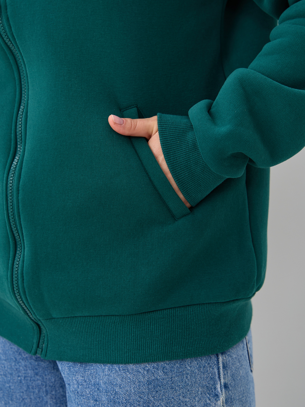 Олимпийка Офн-055/изумрудный