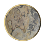 5079/40L L-VISION ODL24 535 зол/серо-бежевый/металл/натур.камень/акрил Настенный светильник с переключ.цветов.темпер. LED 40W 3000К/4000K/6000K BERGI