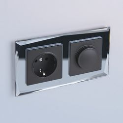 Рамка на 2 поста Werkel Diamant (черный) W0021208