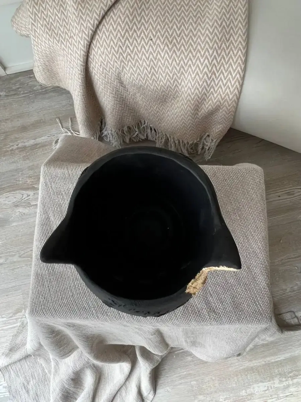 Кашпо Кошка Гипсовая голова Ваза скульптура горшок