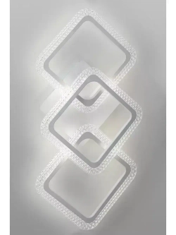 Люстра потолочная светодиодная с пультом ДУ Rivoli белая 78 Вт 3035K-6198К, светильник на кухню, в детскую, в спальню