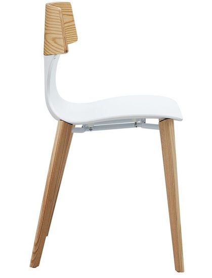 Стул Olof цвет белый/натуральный