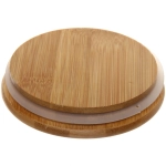 Банка для продуктов стеклянная «Хай-Тек» в наборе 2*400мл с бамбуковой крышкой 11*6см