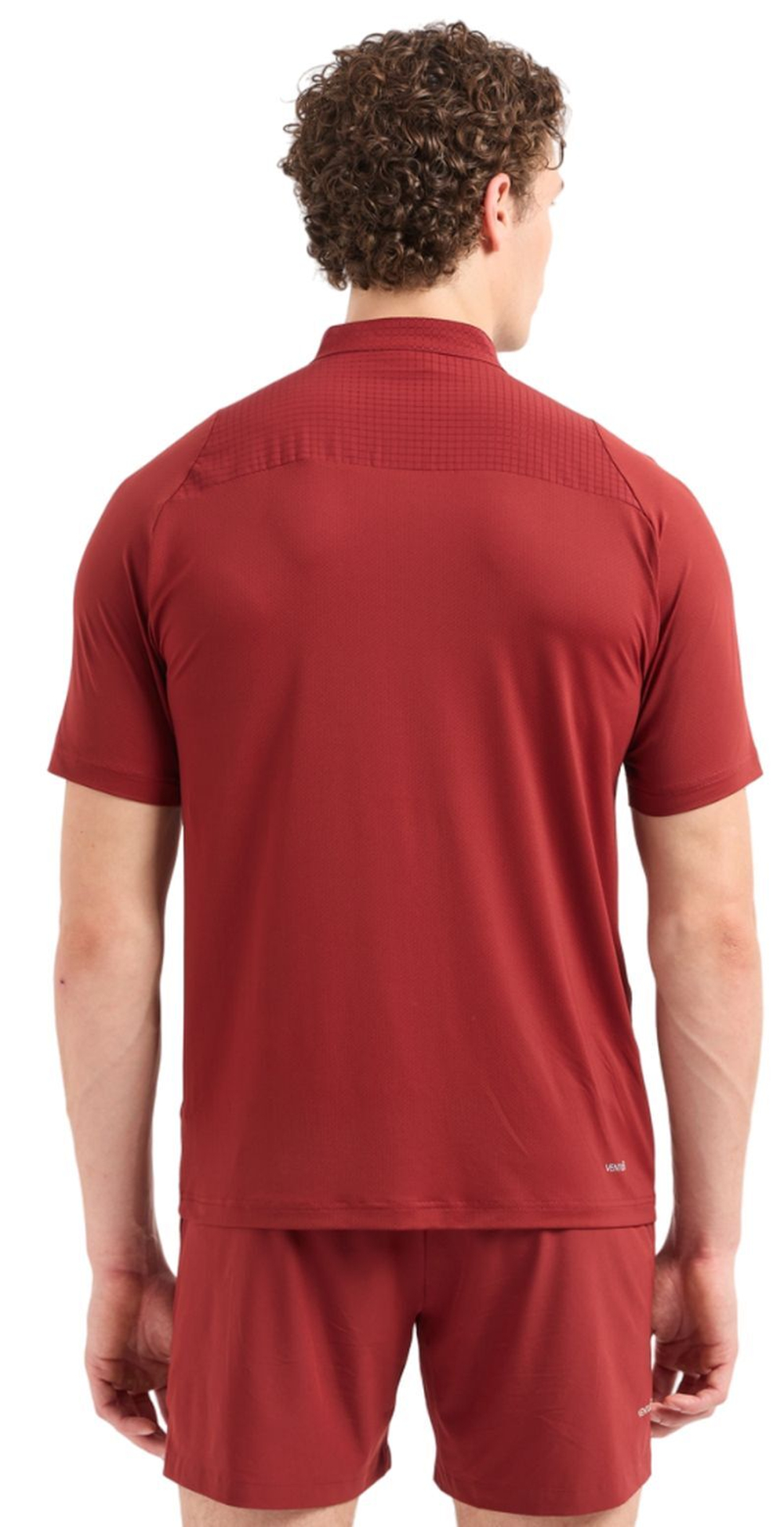 Мужское теннисное поло EA7 Man Jersey - красный