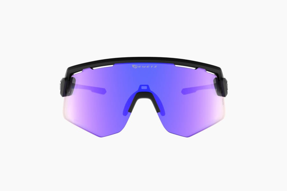 Спортивные очки Demetz Suit / Black Mat/ Blue Mat Brown Photochromic With Blue Mirror Cat. 1a 3