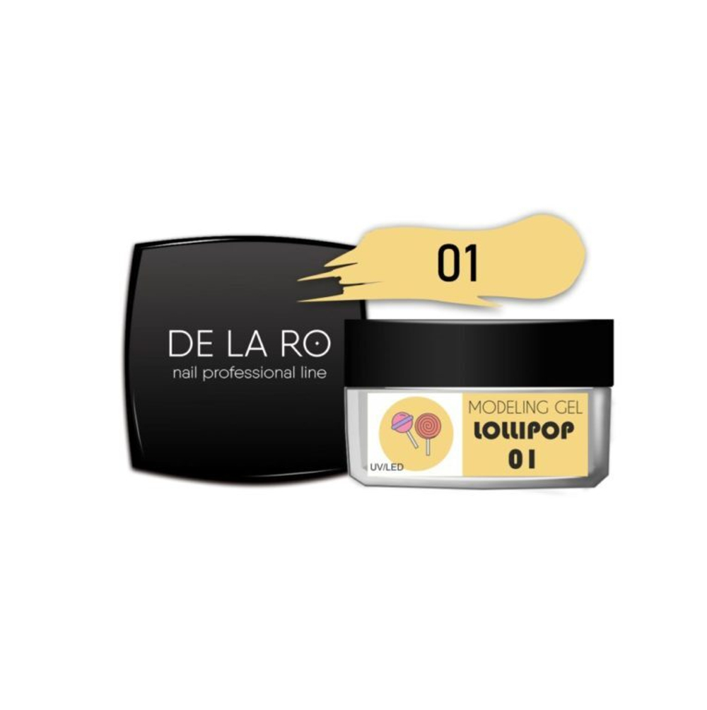 Delaro Моделирующий гель однофазный Lollipop 01 - 15гр