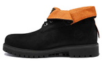 Timberland Roll Top Treadlight Wide Fit Boot "Black Nubuck"
