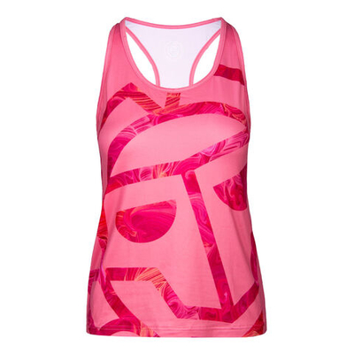 Женская теннисная майка BIDI BADU Alika Lifestyle Tank Top Women - Pink, Multicoloured