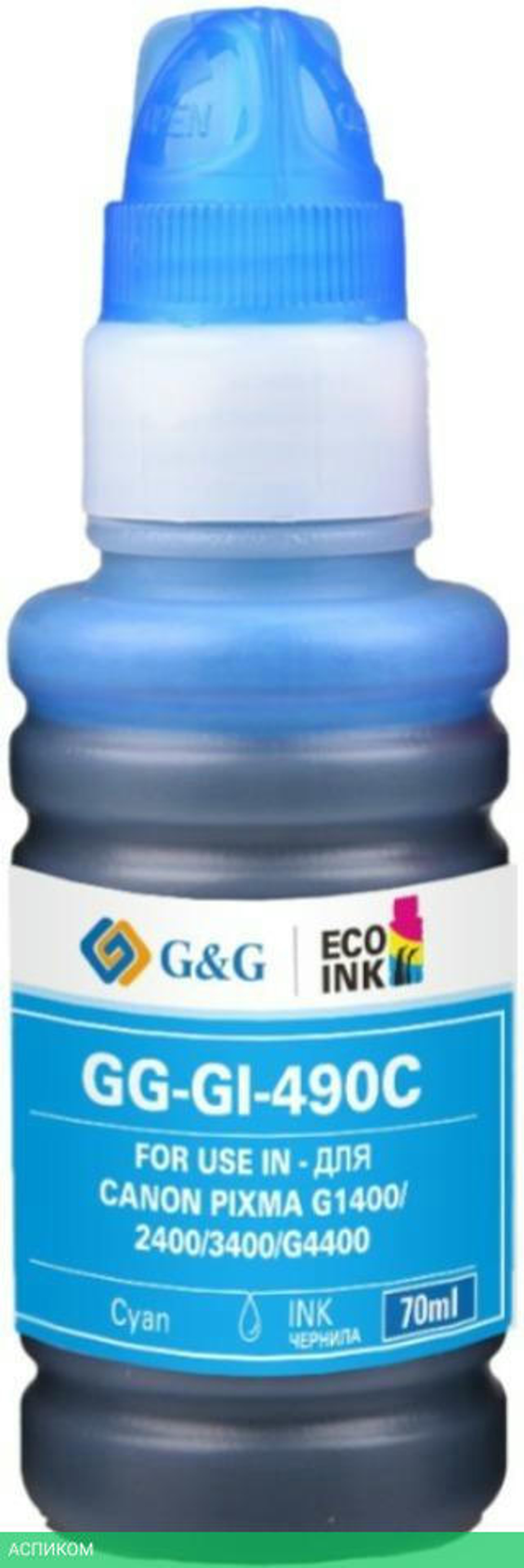 Чернила G&G GG-GI-490C голубой